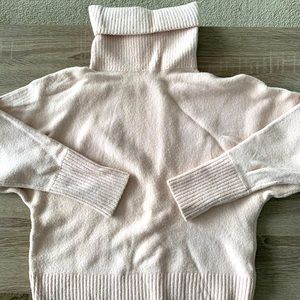 Banana Republic Pale Pink Turtleneck Sweater